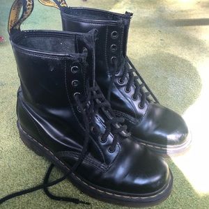 Leather Doc Marten boots